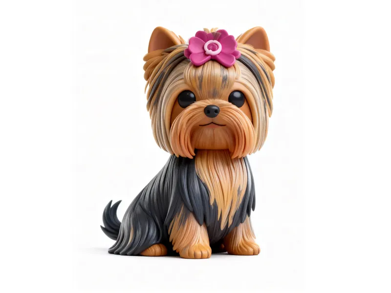 Yorkshire Terrier Long Fur Figurine – Yorkie