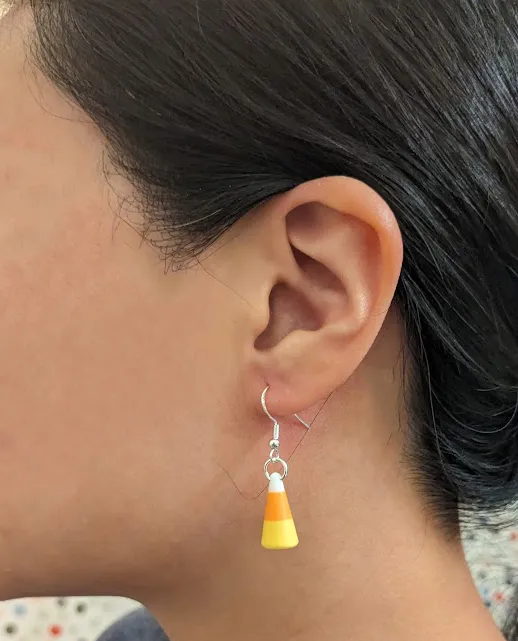 Candy Corn Earrings view 2