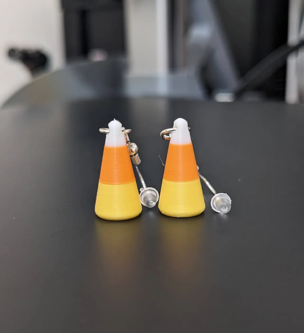 Candy Corn Earrings view 3