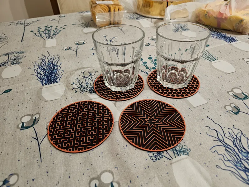 Infill Coaster Set