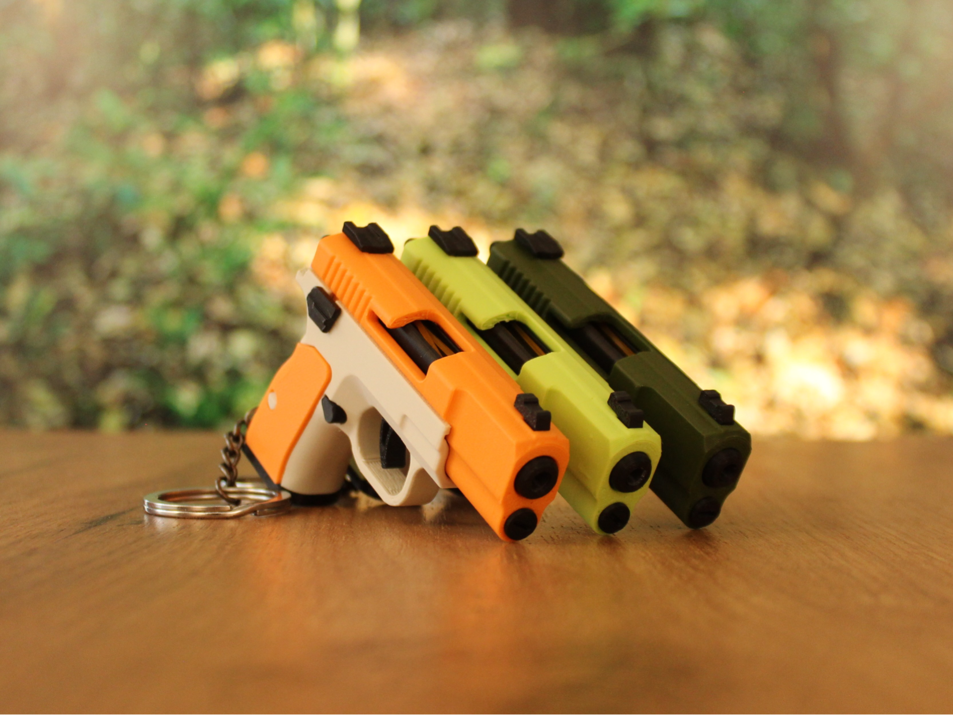 CZ 75 Fidget Keychain – Slide-Action Toy - 1