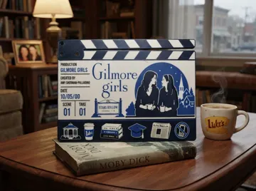 Modelo para impresión 3D: Gilmore Girls TV Clapboard — vista de referencia 3