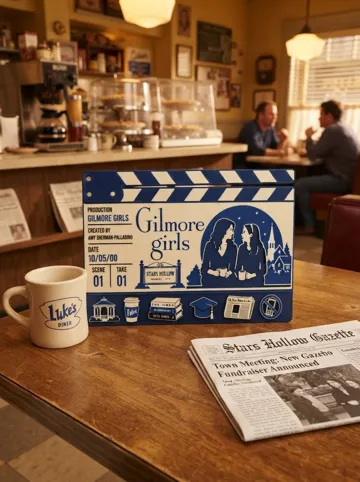 Modelo para impresión 3D: Gilmore Girls TV Clapboard — vista de referencia 4