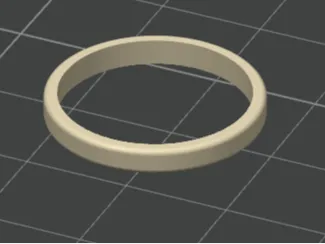 Womans Size 8 Ring U.S. Simple