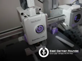 East German Roundel | Extruder Wheel A1/A1 Mini