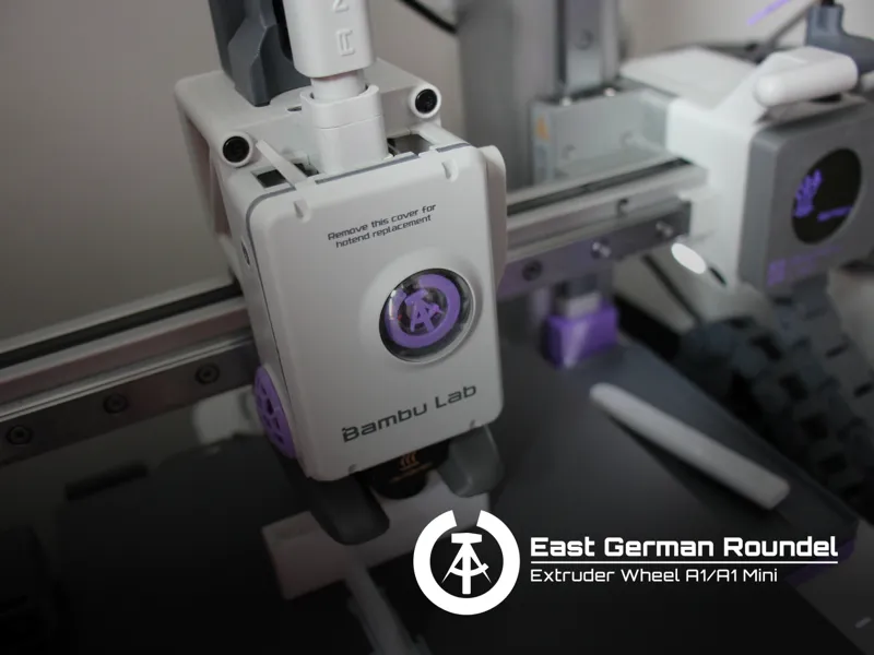East German Roundel | Extruder Wheel A1/A1 Mini