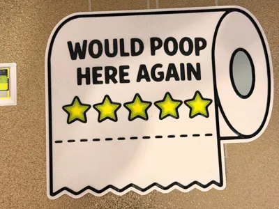 Would poop here again