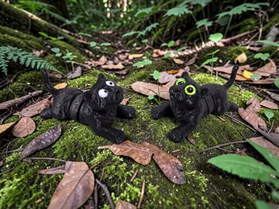 SC Flexi Black Panther - glass eye compatible