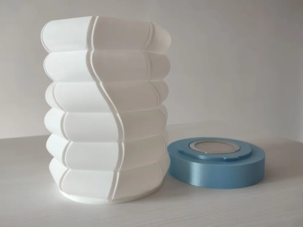 Modular LED Lamp - Twist Stack - Free 3D Print Model - MakerWorld