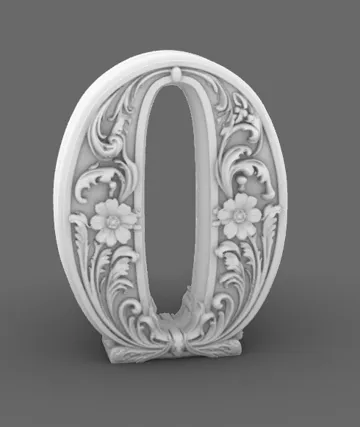 Estante o repisa: Goth Baroque Number 0 Decorative Home gothic Decor — vista de referencia 4
