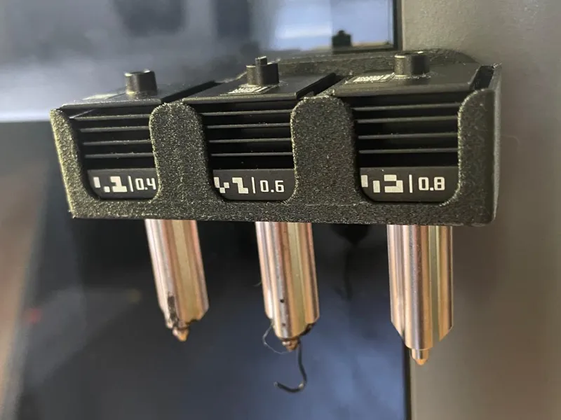 Hotend / nozzle holder for P2S/X2D door handle
