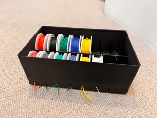 Wire Spool Dispenser (Gridfinity)