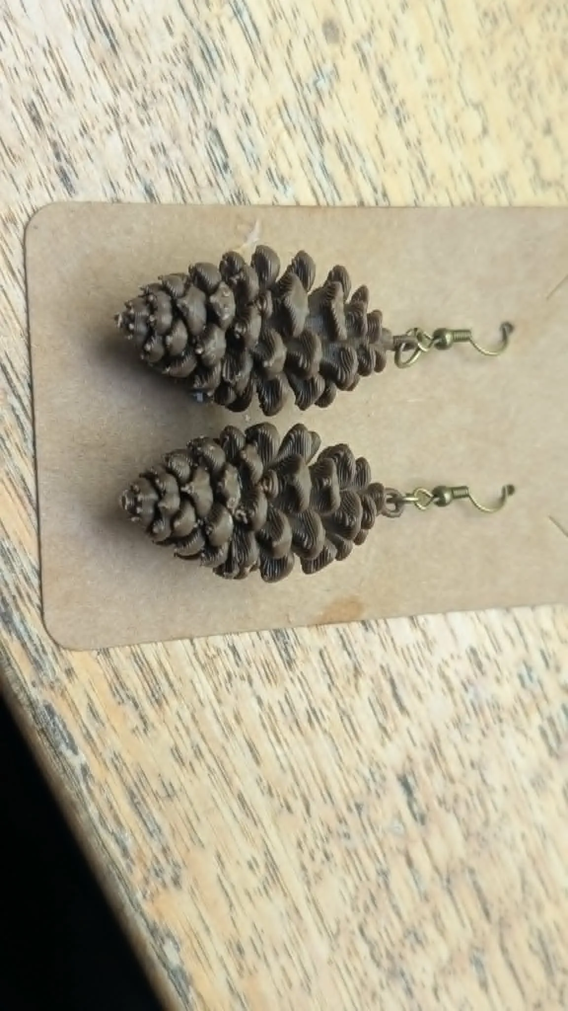 Pine Cone Earrings view 4