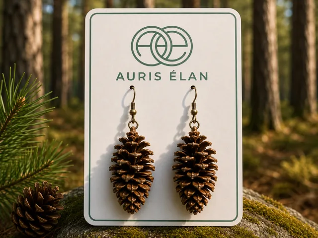 Pine Cone Earrings