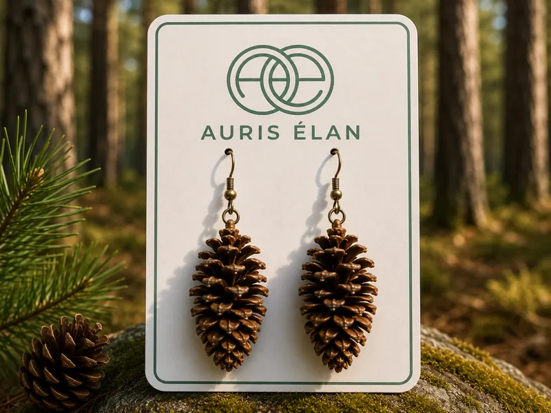 Pine Cone Earrings