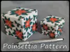 Poinsettia Pattern AMS Foldable Box for X1, P1