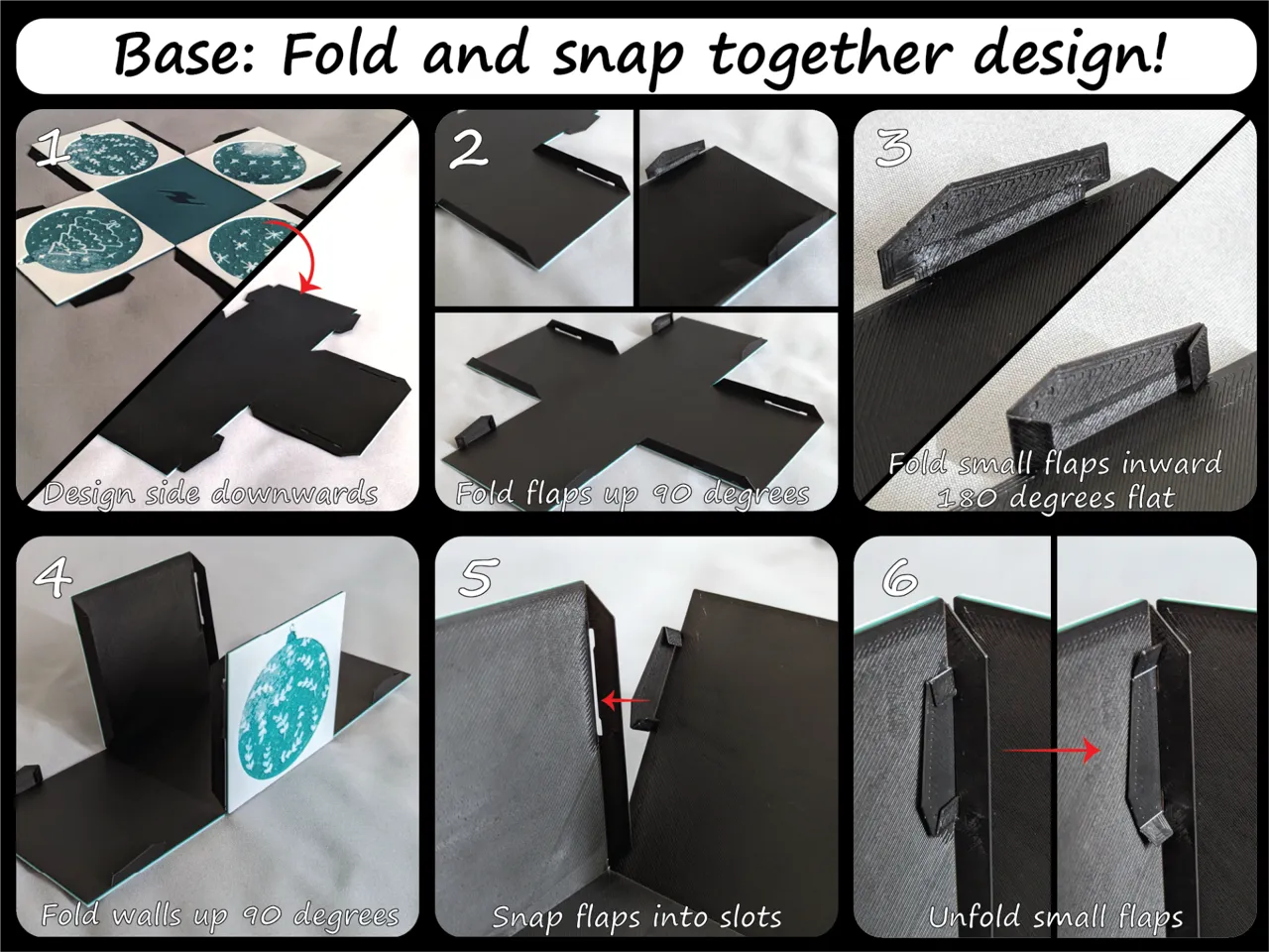 Foldable Gift Box Decorative view 3