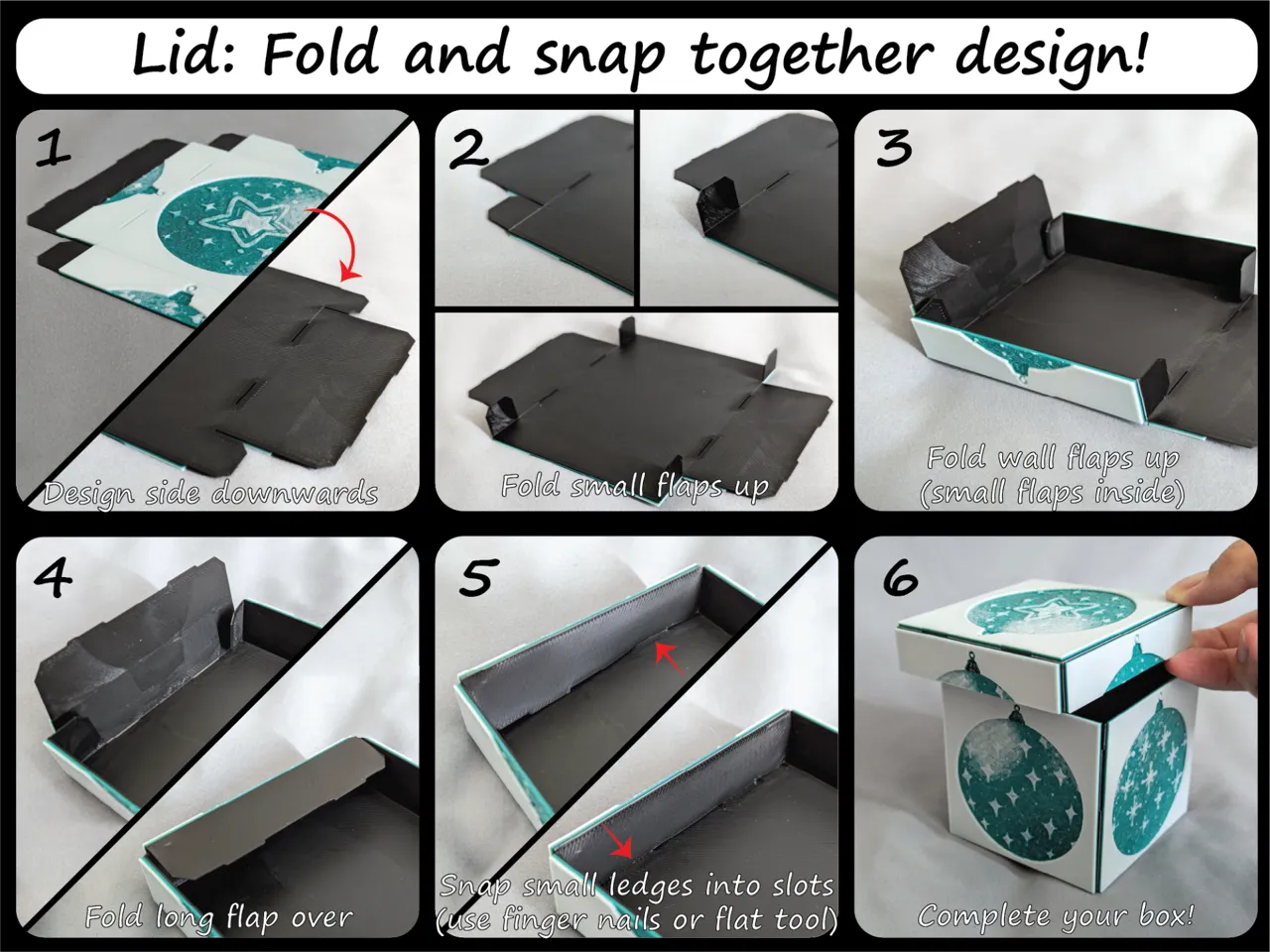 Foldable Gift Box Decorative view 4