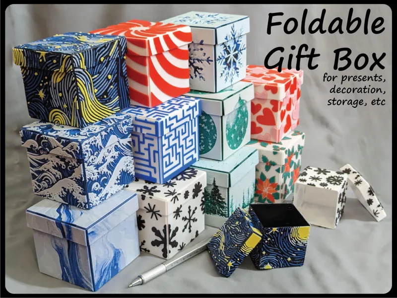 Foldable Gift Box Decorative