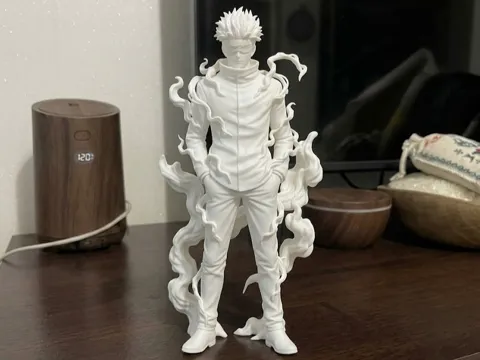 Soporte: Satoru Gojo Aura Farming - Jujutsu Kaisen — referencia de MakerWorld