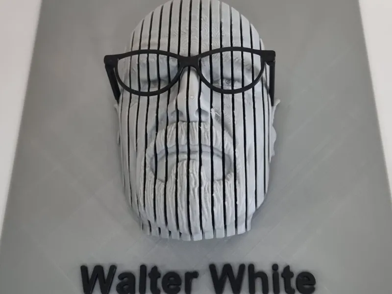 scultura stratificata Walter white