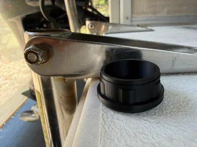 Boat ladder pole plug endcap