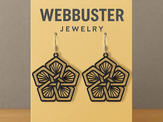 Crimson Starbind Earrings
