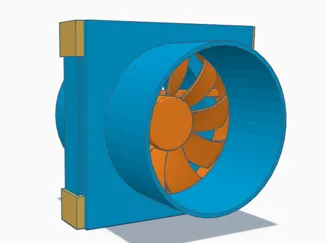 Inline fan for 100mm pipe.