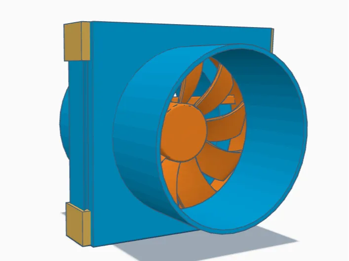 Inline fan for 100mm pipe.