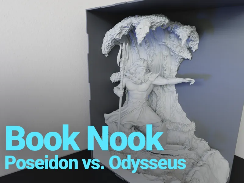 Book Nook - Poseidon vs Odysseus