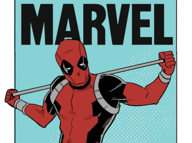 deadpool corner art 
