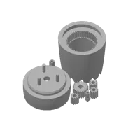 0.2mm layer, 2 walls, 10% infill