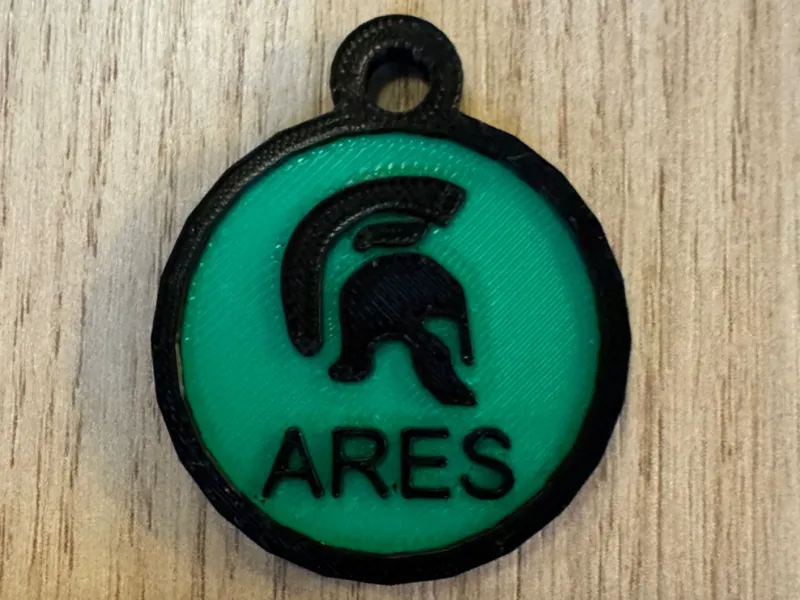 Ares Keychain (Greek Mythology)