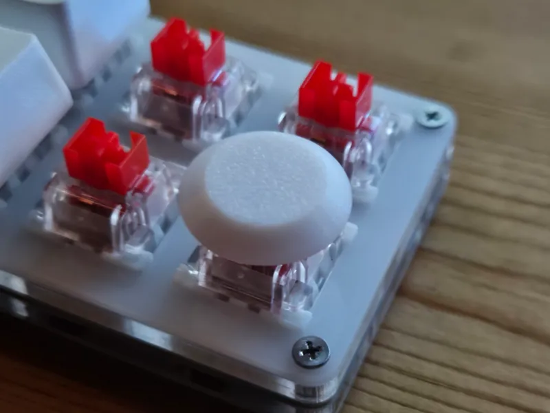 simple round flat keycap cherrymx