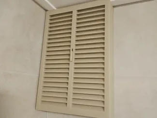 Air Vent Grill with Backdraft Shutter Ducting 