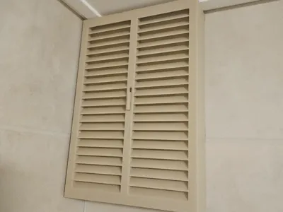 Air Vent Grill with Backdraft Shutter Ducting 