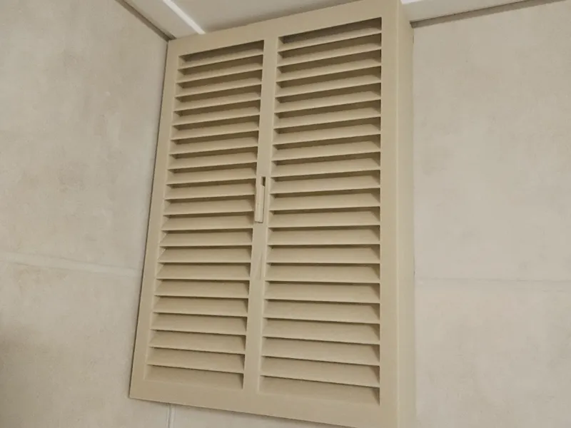 Air Vent Grill with Backdraft Shutter Ducting 