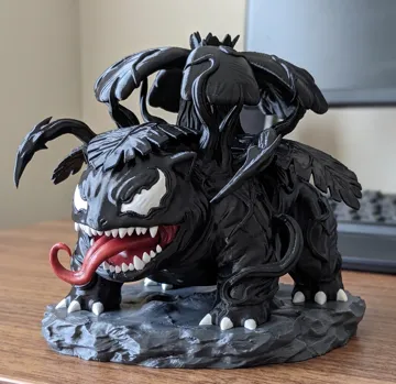 Letrero o emblema decorativo: Venomized Venusaur — vista de referencia 3