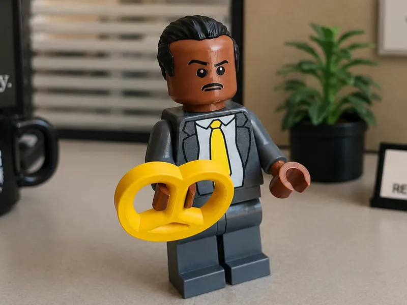 Brick man Stanley Hudson(The Office) 20cm