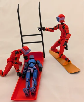 Ski Patrol Sled for Dummy 13