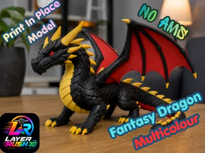 3D Printed Dragon For Showcase Decoration !!!!