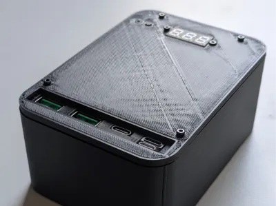 10x 18650 Power Bank, 29000 mAh, USB-C PD QC, and 2x USB-A