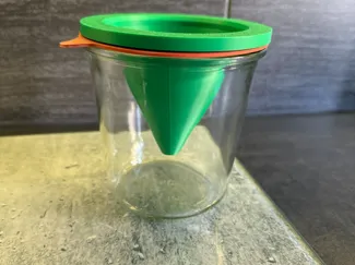 Fruchtfliegenfalle Weckglas mit 100mm Durschmesser
