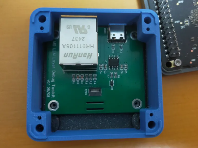 ModuleLLM Enclosure with Debug Adapter