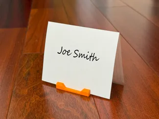 Holder for printed cards