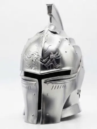 Pieza para disfraz o exhibición: MEDIEVAL WARRIOR HELMET — vista de referencia 2