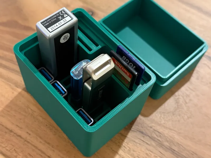 USB & SD Storage Box (A + C Slots)