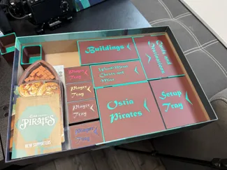 Ostia + Pirates Board Game Insert + Lids