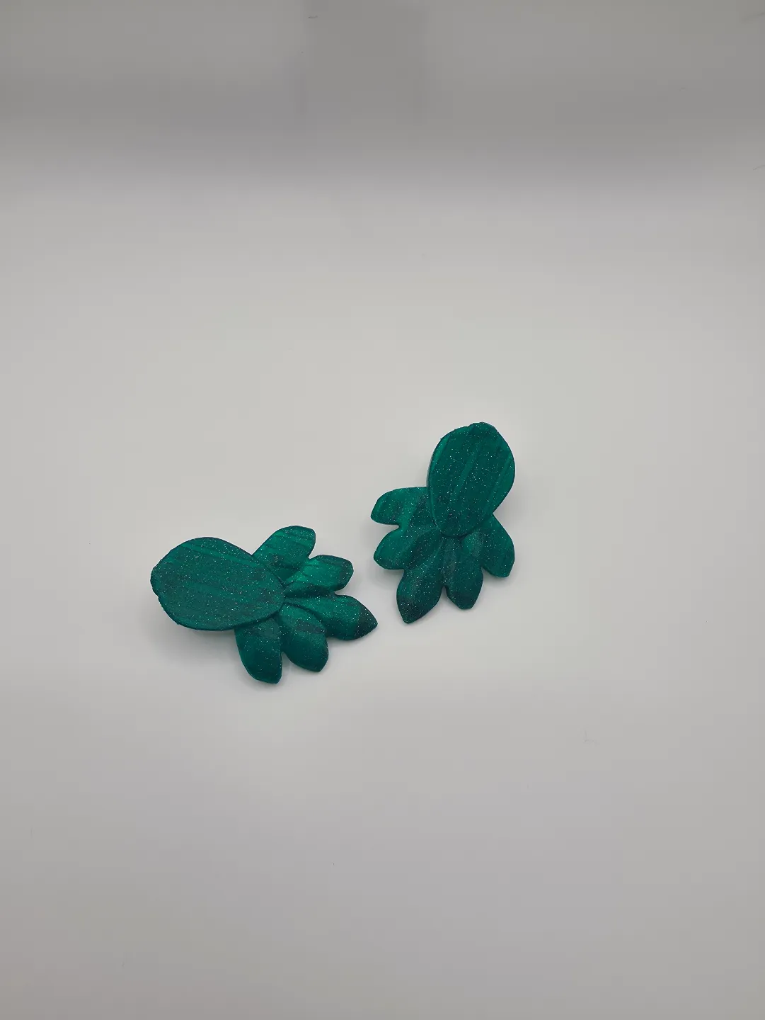 Emerald Bloom Earring view 4