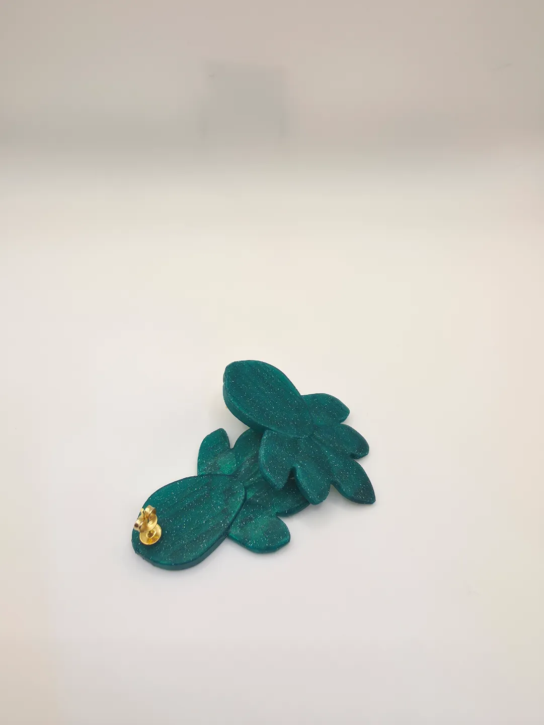 Emerald Bloom Earring view 3